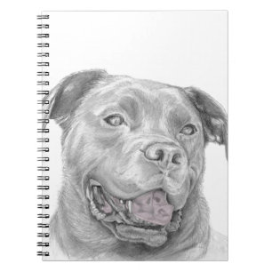 Carnet Dessin d'art de Pit Bull