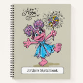 Carnet Dessin d'art rétro Abby Cadabby (Devant)