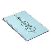 Carnet Dessin de cello (Côté Droit)