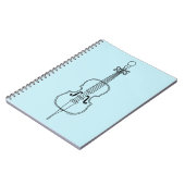 Carnet Dessin de cello (Côté gauche)