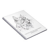 Carnet Dessin de chat (Côté Droit)
