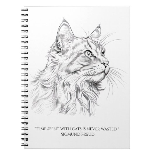 Carnet Dessin de chat (Devant)