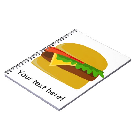 Carnet Dessin de Cheeseburger (Côté gauche)