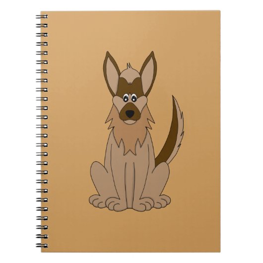 Carnet Dessin de chien Extraordinaire berger allemand (Devant)