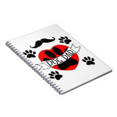 Carnet Dessin De Chien Papa Paw Et Red Heart (Côté Droit)