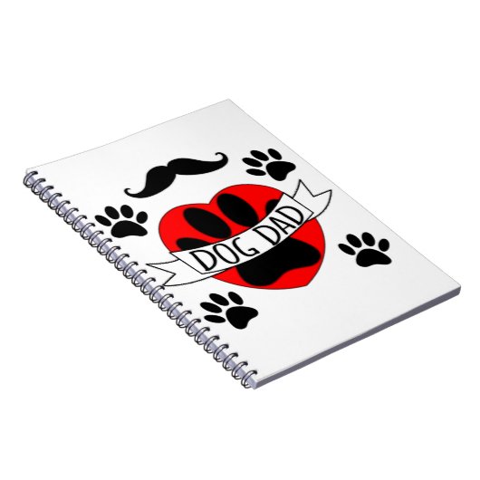 Carnet Dessin De Chien Papa Paw Et Red Heart (Côté Droit)