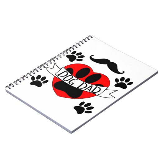Carnet Dessin De Chien Papa Paw Et Red Heart (Côté gauche)