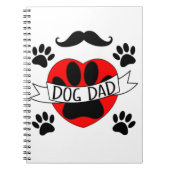 Carnet Dessin De Chien Papa Paw Et Red Heart (Devant)