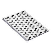 Carnet Dessin de coeurs noir et blanc - Simple Diversity (Côté Droit)