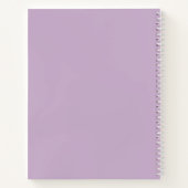Carnet Dessin de diadème de licorne blanche violette mign (Dos)