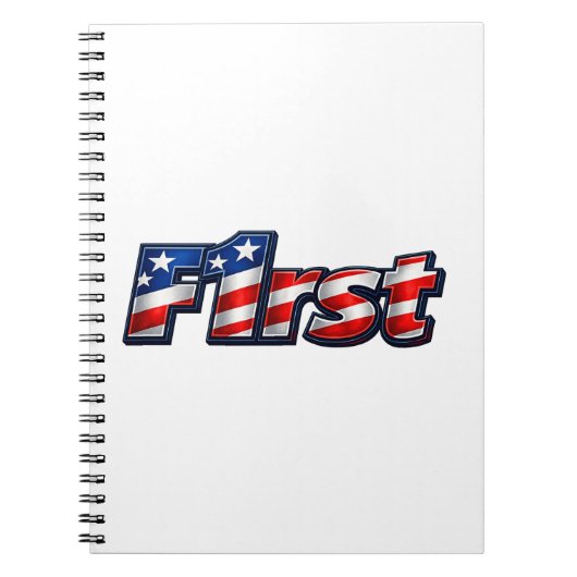 Carnet Dessin de drapeau patriotique F1rst (Devant)