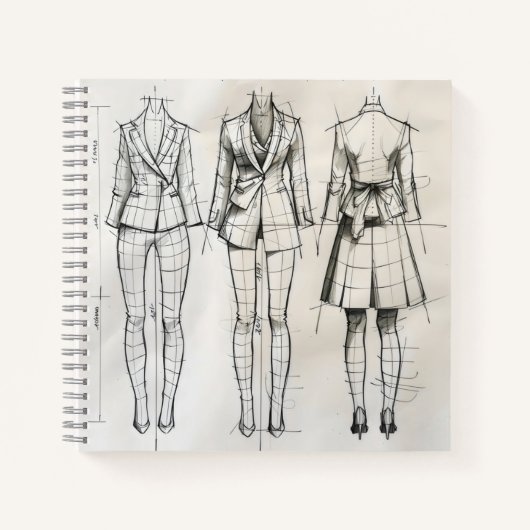 Carnet Dessin de femme (Devant)