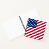 Carnet Dessin de fierté de drapeau américain USA (Intérieur)