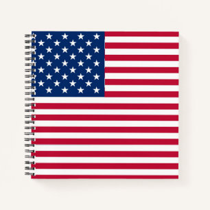 Carnet Dessin de fierté de drapeau américain USA