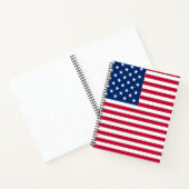 Carnet Dessin de fierté de drapeau américain USA (Intérieur)