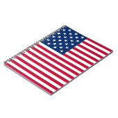 Carnet Dessin de fierté de drapeau américain USA (Côté gauche)