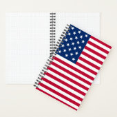 Carnet Dessin de fierté du drapeau américain USA (À l'intérieur)