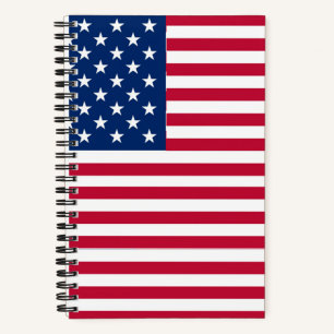 Carnet Dessin de fierté du drapeau américain USA