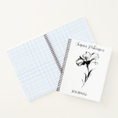 Carnet Dessin de fleur (Intérieur)
