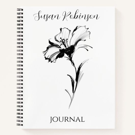Carnet Dessin de fleur (Devant)