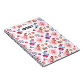 Carnet Dessin de fleurs sauvages colorées (Côté Droit)