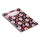 Carnet Dessin de fleurs sauvages colorées (Côté Droit)