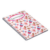 Carnet Dessin de fleurs sauvages colorées (Côté Droit)