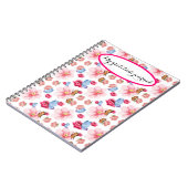 Carnet Dessin de fleurs sauvages colorées (Côté gauche)