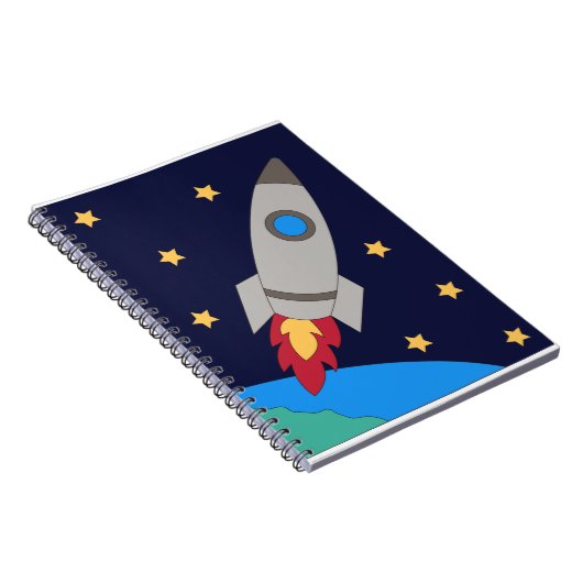 Carnet Dessin de fusée (Côté Droit)