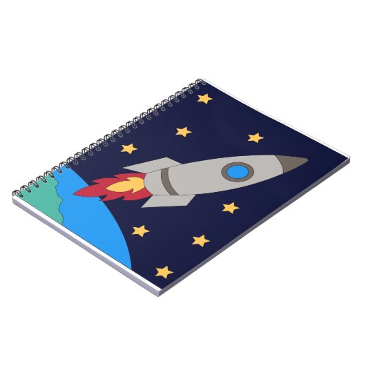 Carnet Dessin de fusée (Côté gauche)