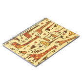 Carnet Dessin De Giraffe, Amusant Design Sans Fil. (Côté gauche)