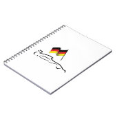 Carnet Dessin de la ligne de voiture de course avec drape (Côté gauche)