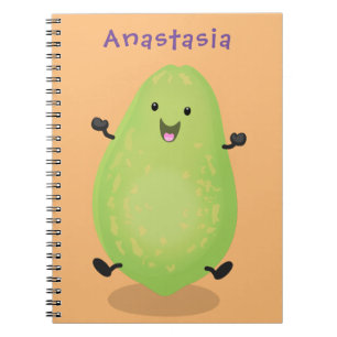 Carnet dessin de la patte papaye de Cute kawaii