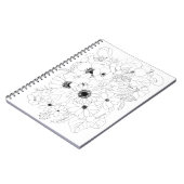 Carnet dessin de l'armature de fleurs (Côté gauche)