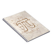 Carnet Dessin de nombre de pi (Côté Droit)