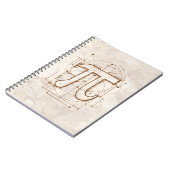 Carnet Dessin de nombre de pi (Côté gauche)