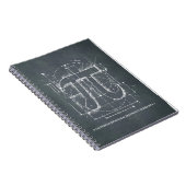 Carnet Dessin de nombre de pi (Côté Droit)
