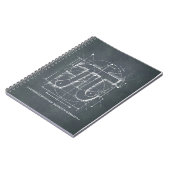 Carnet Dessin de nombre de pi (Côté gauche)