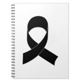 Carnet Dessin de ruban noir (Devant)