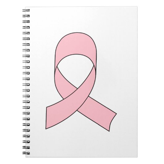 Carnet Dessin de ruban rose (Devant)