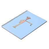 Carnet Dessin de singe avec éperon. (Côté gauche)