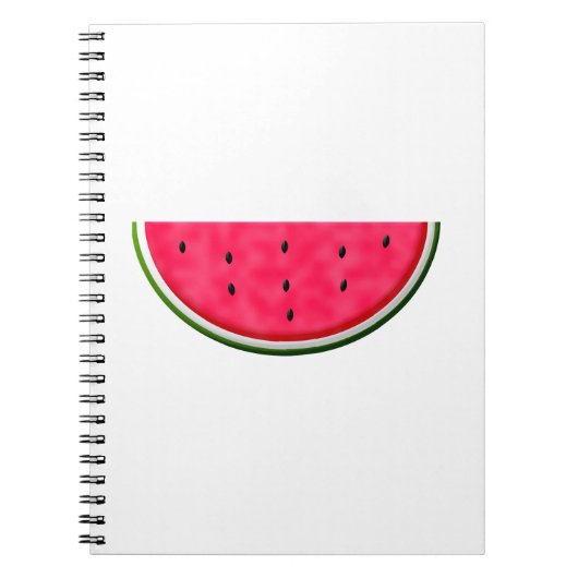 Carnet Dessin de tranche de pastèque sucrée (Devant)