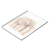 Carnet Dessin d'éléphant d'art (Côté gauche)