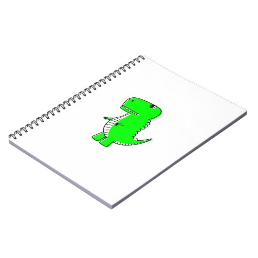 Carnet Dessin Dinosaure Vert (Côté gauche)