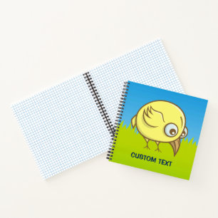 Carnet Dessin d'oiseau jaune