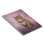 Carnet Dessin drôle chaton rayé (Côté Droit)