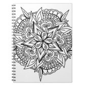 Carnet Dessin du cool de conception de mandala (Devant)
