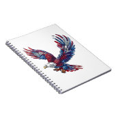 Carnet Dessin d'un aigle, concept 4 juillet (Côté Droit)