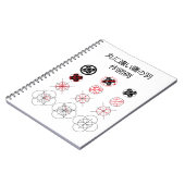 Carnet Dessin d'un cercle avec des ailes de faucon différ (Côté gauche)