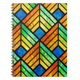 Carnet Dessin d'un vitrail. Motif transparent